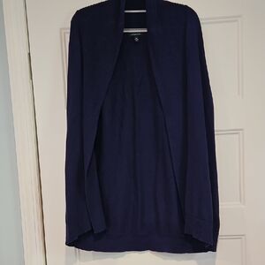 EUC Lands' End Women's Purple Sleeveless Cardigan 1X